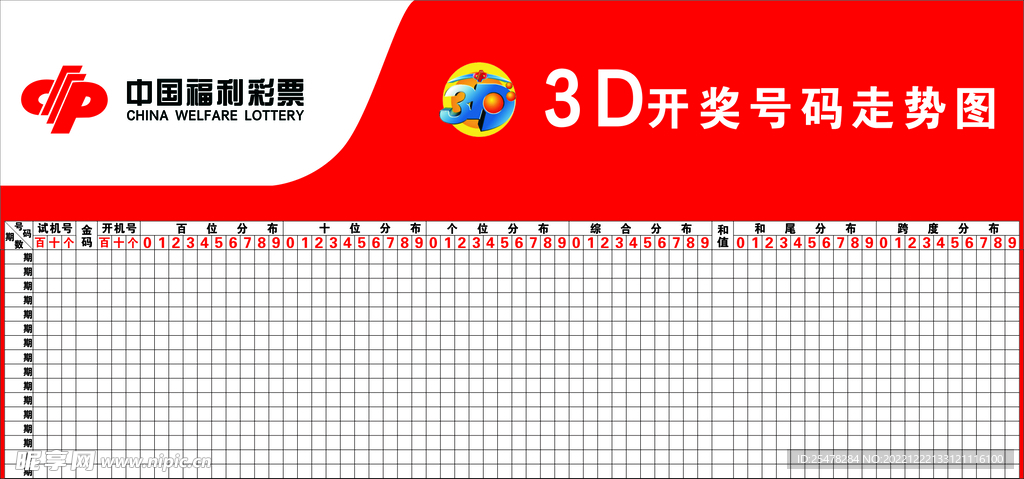 3D走势图表格，解锁彩票分析的全新维度