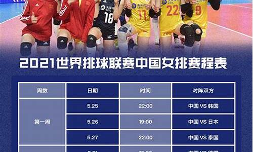 2023年世界女排联赛，中国女排决赛时间表全解析